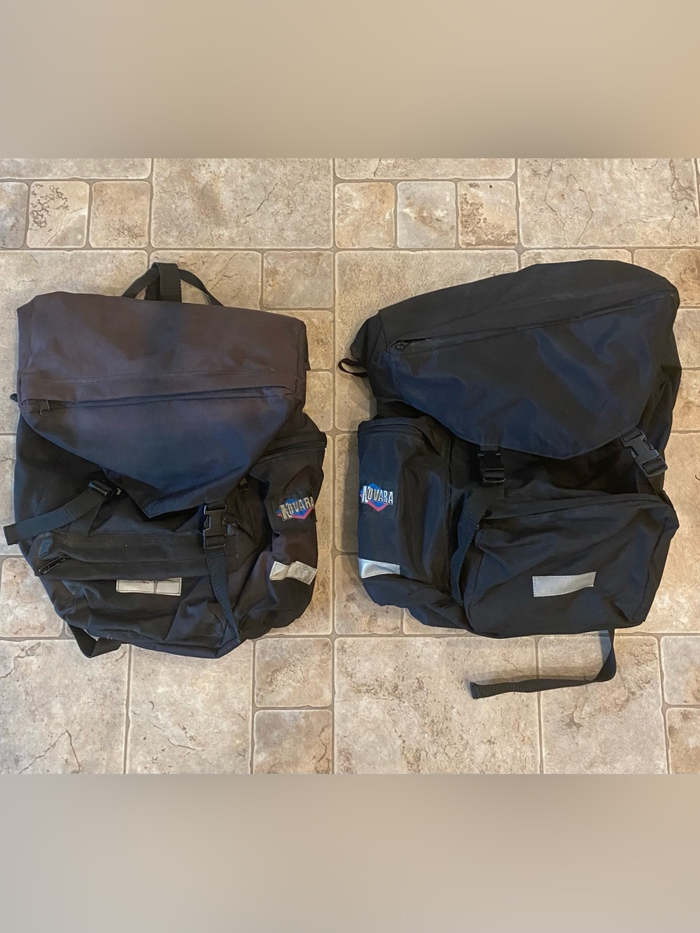 Vintage 90’s Novara Bike Bag Panniers (2) Black